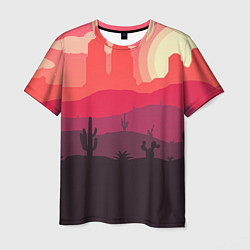 Мужская футболка Пустыня
