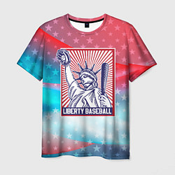 Мужская футболка Бейсбол Liberty city