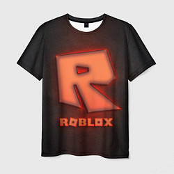 Мужская футболка ROBLOX NEON RED