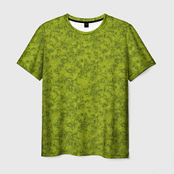 Мужская футболка Зеленый мраморный узор