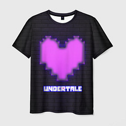 Мужская футболка UNDERTALE PURPLE HEART