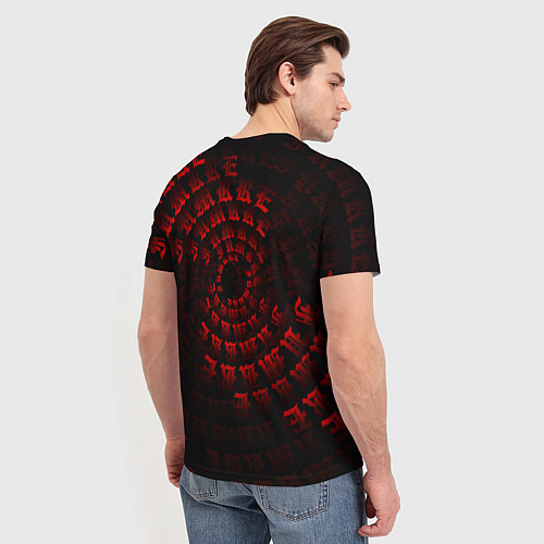 Мужская футболка Fumrre red / 3D-принт – фото 4