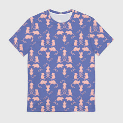 Мужская футболка Мыши паттерн