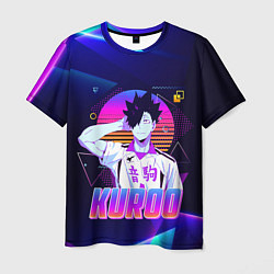 Мужская футболка КУРОО ТЕЦУРО TETSURO NEON