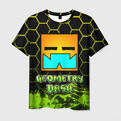 Мужская футболка Geometry Dash Классика