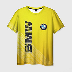 Мужская футболка BMW СЛЕДЫ ШИН БМВ