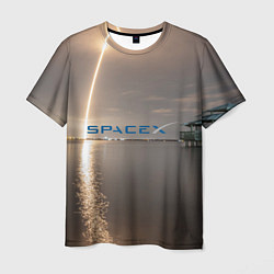 Мужская футболка SpaceX Dragon 2