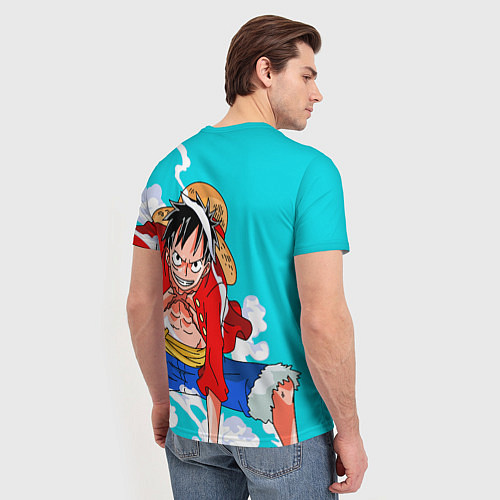 Мужская футболка Ван-Пис, Гому Гому но Ми / 3D-принт – фото 4