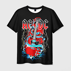 Мужская футболка ACDC гитара