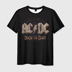 Мужская футболка ACDC Rock or Bust