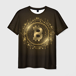 Мужская футболка БИТКОИН КРИПТОВАЛЮТА