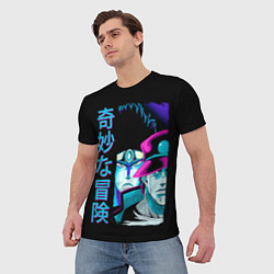 Футболка мужская Дзётаро и Дио, JoJo’s Bizarre, цвет: 3D-принт — фото 2