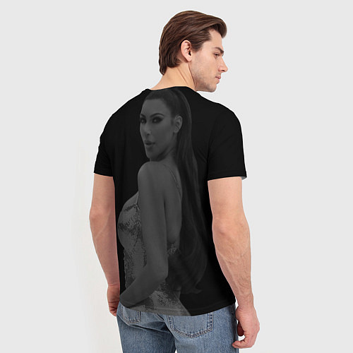 Мужская футболка Ким Кардашьян / 3D-принт – фото 4