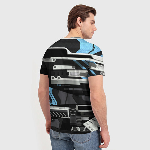 Мужская футболка CS VULCAN STEEL ВУЛКАН / 3D-принт – фото 4