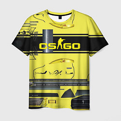 Мужская футболка CS GO YELLOW SKIN