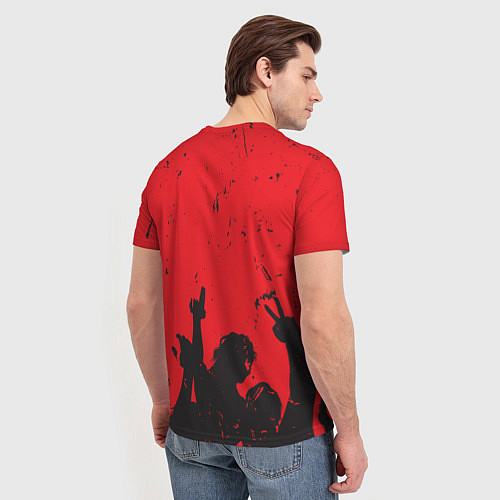 Мужская футболка АНАРХИЯ СВОБОДА Z / 3D-принт – фото 4