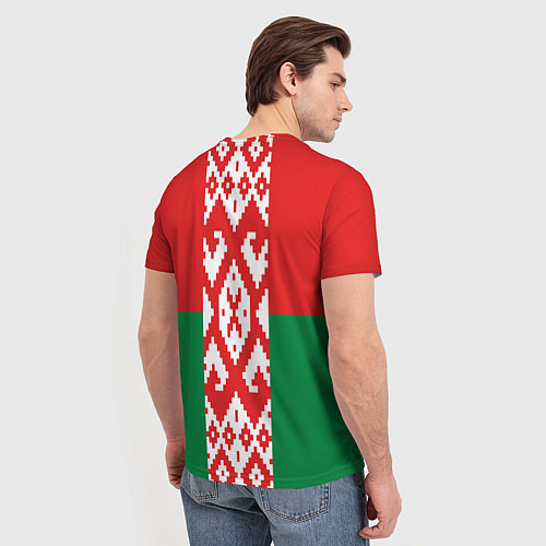Мужская футболка Белоруссия / 3D-принт – фото 4