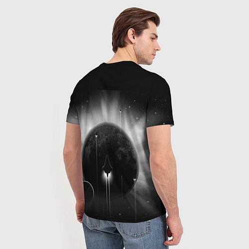 Мужская футболка Space X / 3D-принт – фото 4