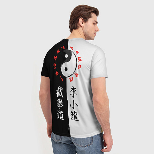 Мужская футболка Jeet Kune Do / 3D-принт – фото 4