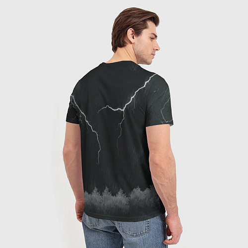 Мужская футболка Alan Wake Dark Place / 3D-принт – фото 4