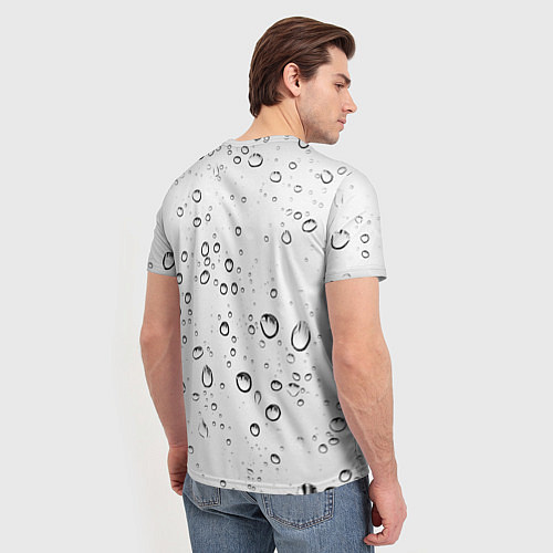 Мужская футболка Утренний дождь / 3D-принт – фото 4