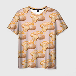 Мужская футболка Выпечка - хлеб