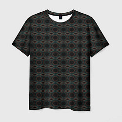 Мужская футболка Абстракция из многоугольников и линий