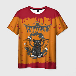 Мужская футболка Летучая котомышь на хэллоуин