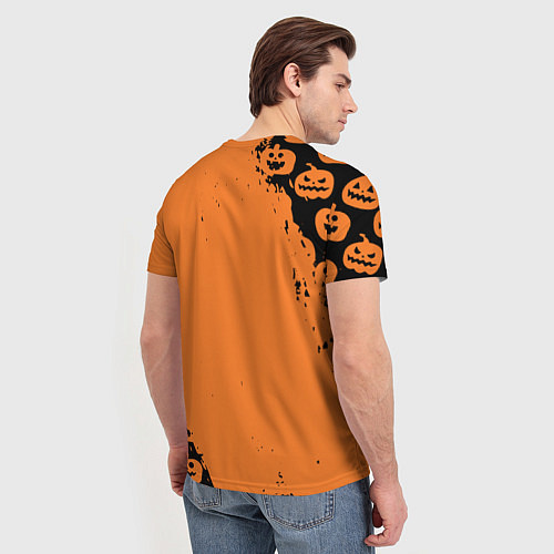 Мужская футболка Далматинец в шляпе / 3D-принт – фото 4