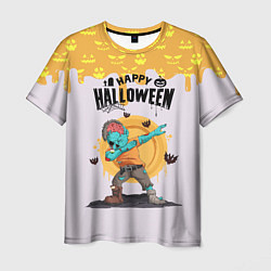 Мужская футболка Dab zombie halloween