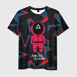 Мужская футболка Треугольник - Игра в кальмара