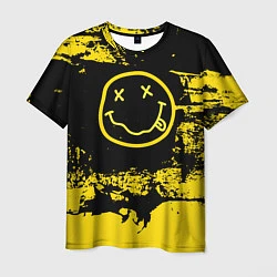 Мужская футболка Нирвана Гранж Nirvana Smile