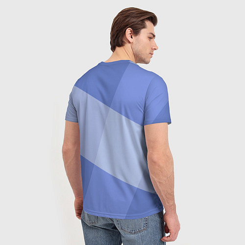 Мужская футболка Теплый минимализм / 3D-принт – фото 4