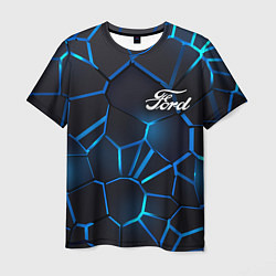 Мужская футболка Ford 3D плиты с подсветкой