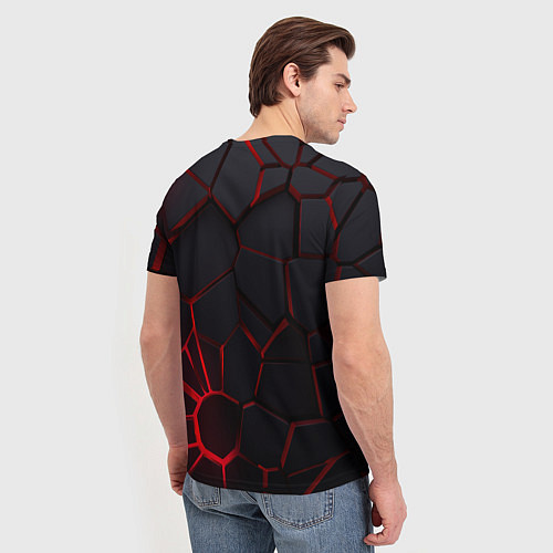 Мужская футболка Тойота 3D плиты с подсветкой / 3D-принт – фото 4