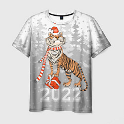 Мужская футболка Тигр с подарками