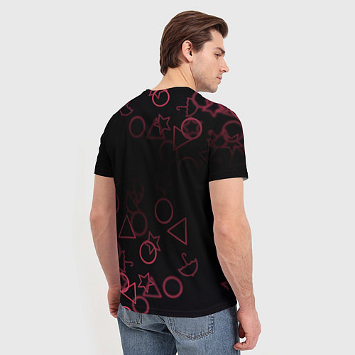 Мужская футболка Squid Game Pattern / 3D-принт – фото 4