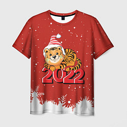 Мужская футболка Тигренок 2022 год цифрами