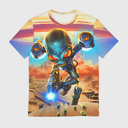 Мужская футболка Destroy all Aliens