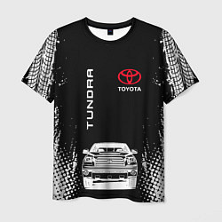Мужская футболка Toyota Tundra Следы шин