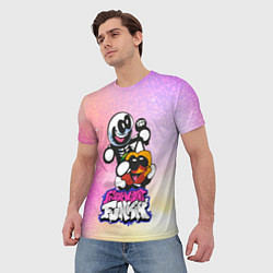 Футболка мужская Skid and Pump Friday Night Funkin, цвет: 3D-принт — фото 2