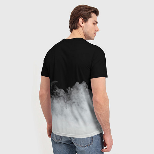 Мужская футболка Mercedes-Benz Облака / 3D-принт – фото 4
