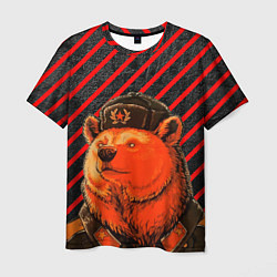 Мужская футболка Медведь в форме