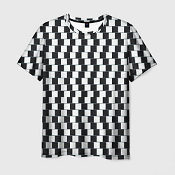 Мужская футболка Шахматная Иллюзия Искажения