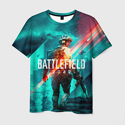 Мужская футболка Battlefield 2042 игровой арт