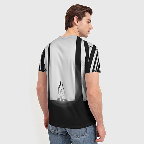 Мужская футболка Огонёк из Раста / 3D-принт – фото 4