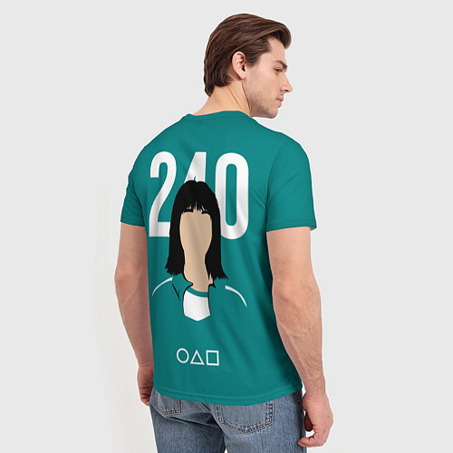 Мужская футболка Игра в кальмара: Чи Ён 240 / 3D-принт – фото 4