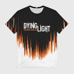Мужская футболка DYING LIGHT GOOD NIGHT AND GOOD LUCK