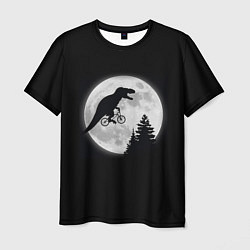 Мужская футболка T-REX НА ЛУНЕ