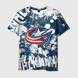 Мужская футболка Коламбус Блю Джекетс, Columbus Blue Jackets